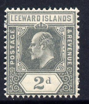 Leeward Islands 1907-11 KE7 MCA 2d grey mounted mint SG 39