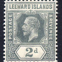 Leeward Islands 1912-22 KG5 MCA 2d slate-grey Die I mounted mint SG 49