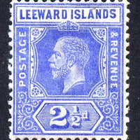 Leeward Islands 1912-22 KG5 MCA 2.5d bright blue Die I mounted mint SG 50