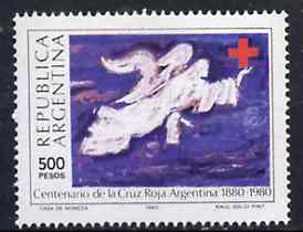 Argentine Republic 1980 Centenary of Argentine Red Cross unmounted mint, SG 1671*