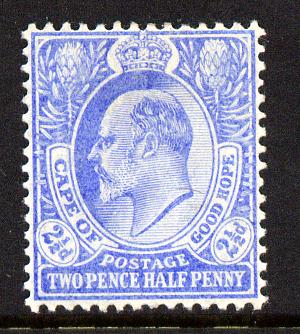 Cape Of Good Hope 1902-04 KE7 2.5d ultramarine mounted mint SG 73