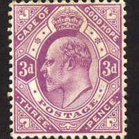 Cape Of Good Hope 1902-04 KE7 3d magenta mounted mint SG 74