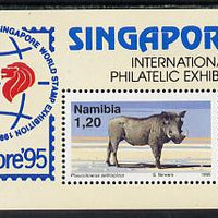 Namibia 1995 Singapore '95 Stamp Exhibition perf m/sheet unmounted mint, SG MS 675