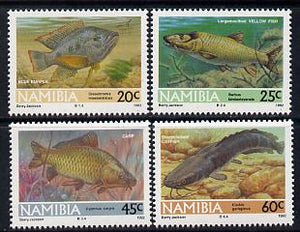 Namibia 1992 Freshwater Angling perf set of 4 unmounted mint SG 588-91