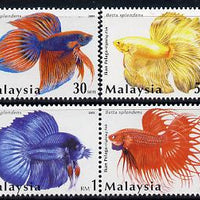 Malaysia 2003 Siamese Fighting Fish perf set of 4 unmounted mint SG 1133-36