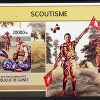 Guinea - Conakry 2013 Scouting & Butterflies #3 imperf m/sheet unmounted mint. Note this item is privately produced and is offered purely on its thematic appeal