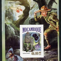 Mozambique 2013 Scouting & Butterflies #8 imperf deluxe sheet unmounted mint. Note this item is privately produced and is offered purely on its thematic appeal