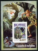 Mozambique 2013 Scouting & Butterflies #8 imperf deluxe sheet unmounted mint. Note this item is privately produced and is offered purely on its thematic appeal