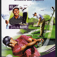 Maldive Islands 2014 Greatest Golf Players - Vijay Singh imperf s/sheet unmounted mint. Note this item is privately produced and is offered purely on its thematic appeal