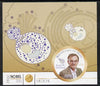 Mali 2014 Nobel Prize for Medicine (2013) - Randy W Schekman imperf s/sheet containing one circular value unmounted mint