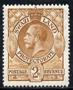 Swaziland 1933 KG5 2d brown mounted mint SG 13