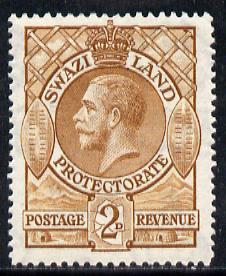 Swaziland 1933 KG5 2d brown mounted mint SG 13