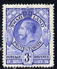 Swaziland 1933 KG5 3d blue mounted mint SG 14