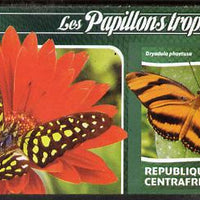 Central African Republic 2015 Butterflies #4 imperf s/sheet unmounted mint. Note this item is privately produced and is offered purely on its thematic appeal