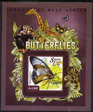 Sierra Leone 2015 Butterflies #1 imperf s/sheet unmounted mint