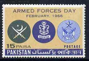 Pakistan 1966 Armed Forces Day unmounted mint, SG 229*