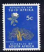 South Africa 1969 Baobab Tree 5c (Redrawn with phosphor bands) unmounted mint, SG 289*