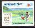 Philippines 1988 Golfing 8p imperf from Seoul Olympic Games set, as SG 2095B unmounted mint*