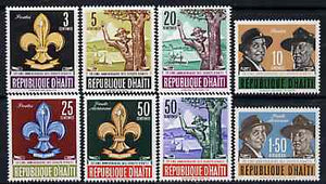 Haiti 1962 Boy Scout 22nd Anniversary set of 8, SG 811-18*