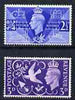 Great Britain 1946 KG6 Victory Commemoration set of 2 unmounted mint*