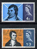 Great Britain 1966 Burns Commemoration unmounted mint set of 2 (phosphor) SG 685-86p