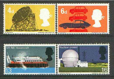 Great Britain 1966 British Technology unmounted mint set of 4 (ordinary) SG 701-04