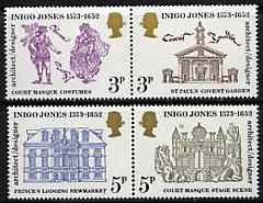 Great Britain 1973 Inigo Jones (Architect) set of 4, unmounted mintSG 935-38