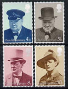 Great Britain 1974 Birth Centenary of Sir Winston Churchill set of 4 unmounted mint, SG 962-65