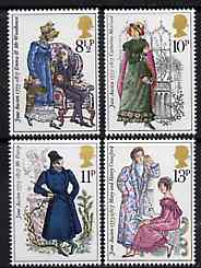 Great Britain 1975 Birth Bicentenary of Jane Austen (Novelist) set of 4 unmounted mint, SG 989-992