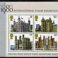 Great Britain 1978 British Architecture (Historic Buildings) unmounted mint m/sheet (Britains first m/sheet) SG MS 1058