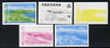 Grenada 1975 Canoe Bay $5 (View from Lighthouse) set of 5 imperf progressive colour proofs comprising the 4 basic colours plus blue & yellow composite (as SG 667) unmounted mint