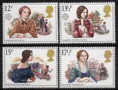 Great Britain 1980 Famous Authoresses set of 4 unmounted mint SG 1125-28 (gutter pairs available price x 2)