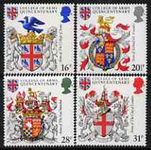 Great Britain 1984 College of Arms 500th Anniversary unmounted mint set of 4 SG 1236-39