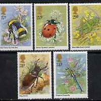 Great Britain 1985 Insects set of 5 unmounted mint, SG 1277-81 (gutter pairs available price x 2)