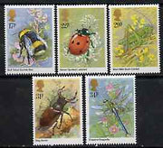 Great Britain 1985 Insects set of 5 unmounted mint, SG 1277-81 (gutter pairs available price x 2)