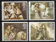 Great Britain 1985 Arthurian Legends unmounted mint set of 4, SG 1294-97 (gutter pairs available price x 2)