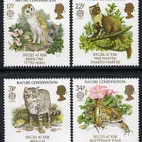 Great Britain 1986 Europa - Nature Conservation set of 4 unmounted mint, SG 1320-23