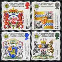 Great Britain 1987 Revival of the Order of the Thistle unmounted mint set of 4, SG 1363-66