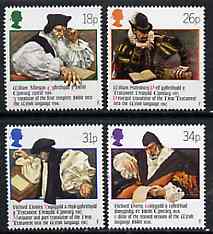 Great Britain 1988 Welsh Bible 400th Anniversary set of 4 unmounted mint, SG 1384-87