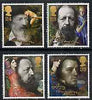 Great Britain 1992 Death Centenary of Alfred Lord Tennyson (Poet) set of 4 unmounted mint, SG 1607-10