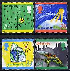 Great Britain 1992 Protection of the Environment (Children's Paintings) set of 4 unmounted mint SG 1629-32