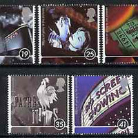 Great Britain 1996 Centenary of the Cinema unmounted mint set of 5 SG 1920-24