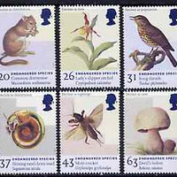 Great Britain 1998 Endangered Species unmounted mint set of 6, SG 2015-20*