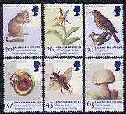 Great Britain 1998 Endangered Species unmounted mint set of 6, SG 2015-20*