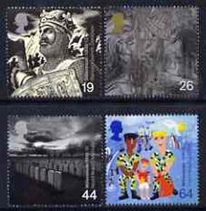 Great Britain 1999 Millennium Series #10 - the Soldiers' Tale set of 4 unmounted mint SG 2111-14