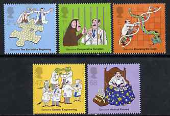 Great Britain 2003 Discovery of DNA - Secrets of Life perf set of 5 unmounted mint, SG 2343-47