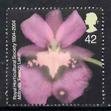 Great Britain 2004 Miltonia Orchid 42p (from Royal Horticultural Society Bicentenary set) unmounted mint SG 2459