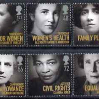 Great Britain 2008 Women of Distinction perf set of 6 unmounted mint SG 2870-75