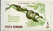 Rumania 1964 Python from Bucharest Zoo set, SG 3197,,Mi 2330 unmounted mint