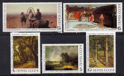 Russia 1986 Russian Paintings set of 5 unmounted mint, SG 5663-67, Mi 5615-19* (sheetlets of 8 available pro rata)